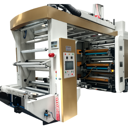 Maquina de Impresion Flexografica Banda Ancha para Plasticos_