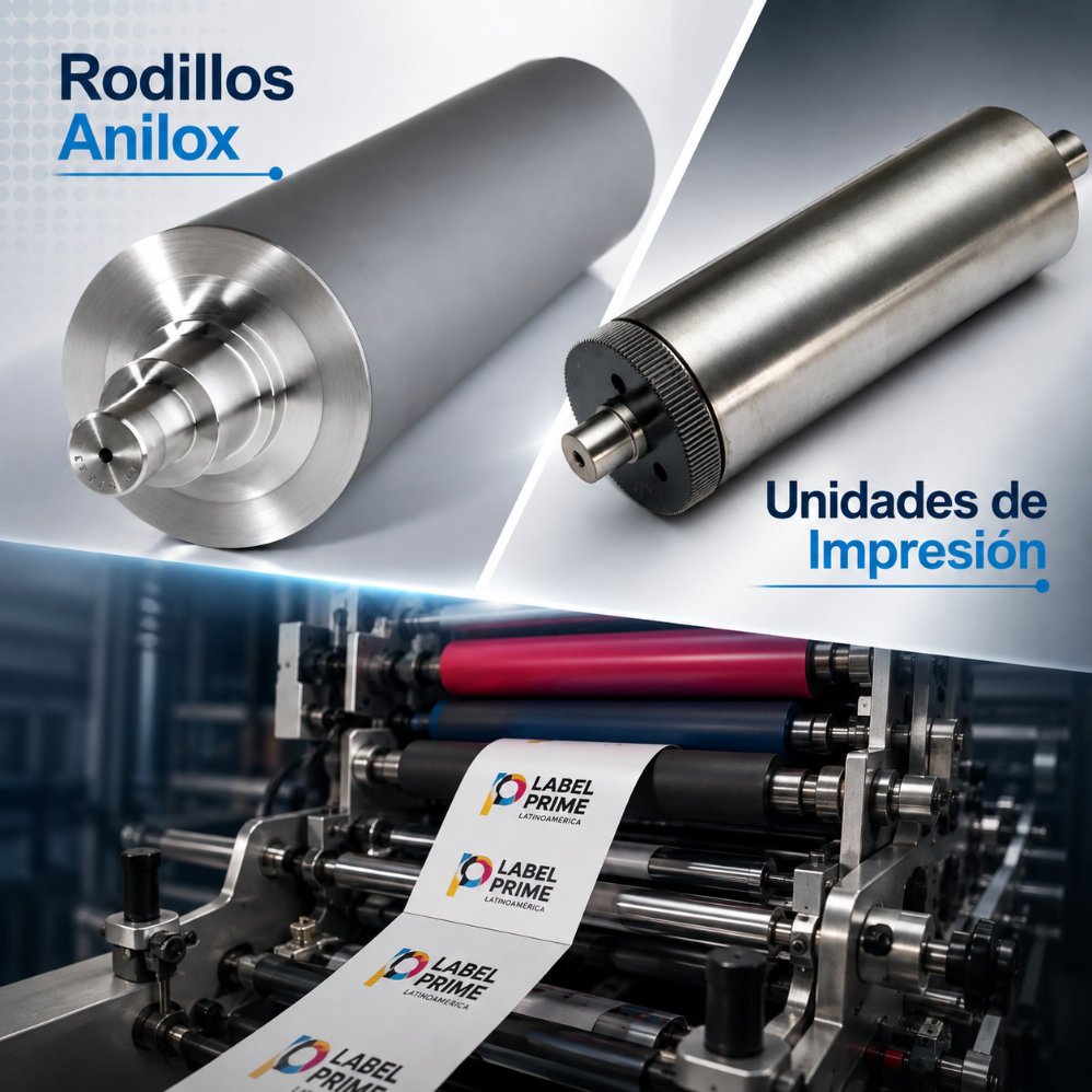 Partes anilox y unidades de impresion para flexo textil LP-NS150 Standar Partes anilox y unidades de impresion para flexo textil LP-NS150 Standar